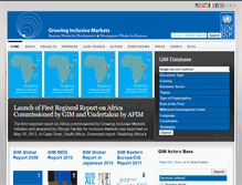 Tablet Screenshot of growinginclusivemarkets.org